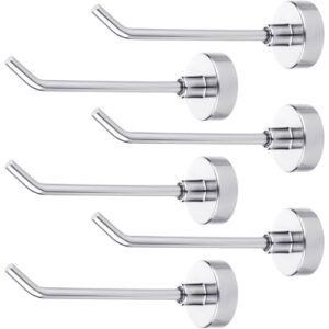 Ganchos magnéticos, 500 g + gancho de ímãs resistentes, gancho magnético de cruzeiro de 7,6 cm de comprimento para pendurar, ganchos magnéticos grandes de metal para cabines, churrasqueira, geladeira