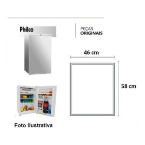 Gaxeta Borracha Da Porta Frigobar Philco Ph85
