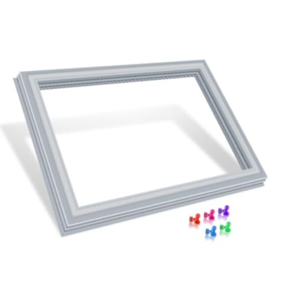 Gaxeta de porta de geladeira W10443311 WPW10443311 atualizada compatível com vedação de porta de freezer Whirlpool Replacemnet W10130150 W10164032 67003550 Gaxeta de porta do freezer Kenmore