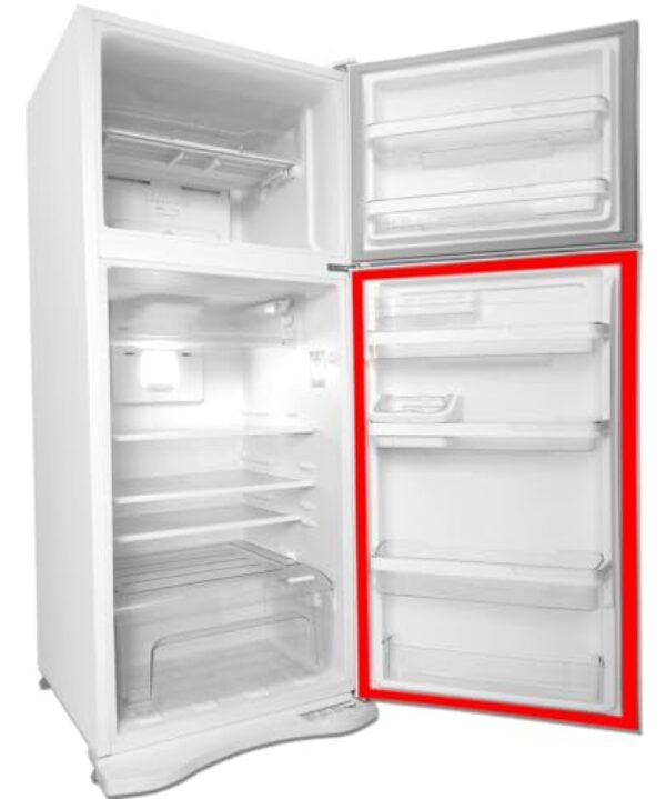 Gaxeta Geladeira Porta Inferior Para Electrolux Modelo DC440 (Cinza, 62x112)