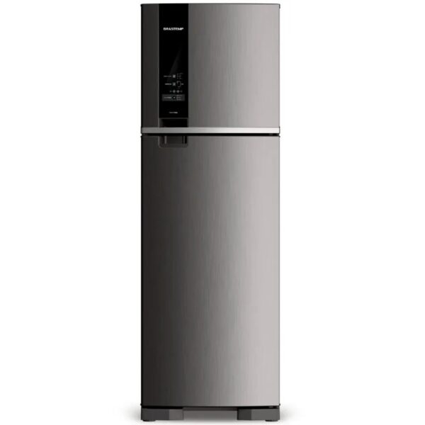 Geladeira Brastemp Frost Free Duplex 400 Litros Inox com Freezer Control BRM54JKANA - 127V