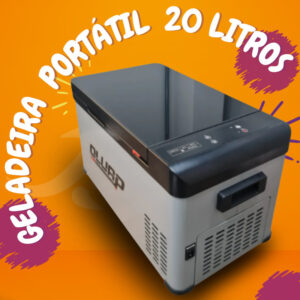 Geladeira Portátil 20 litros Geladeira Portátil 20l OLUAP 12v/24v 110v/220v Ônibus Caminhão Van Dia dos Pais
