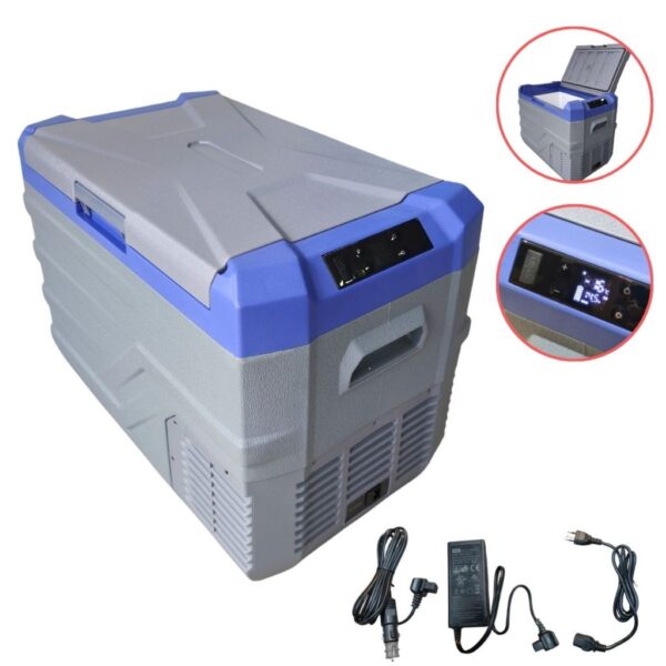 Geladeira Portátil 40 Litros Quadrivolt Caminhão Carro Van Motorhome Micro-Ônibus Barco Mini Geladeira