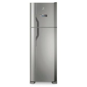 Geladeira / Refrigerador Electrolux Frost Free Duplex DFX41, 371 Litros, Inox - 110 Volts