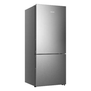 Geladeira / Refrigerador Hisense Duplex, Frost Free, Botton Freezer Inverter, 397L, Inox - RB-52W2ANRI -220V