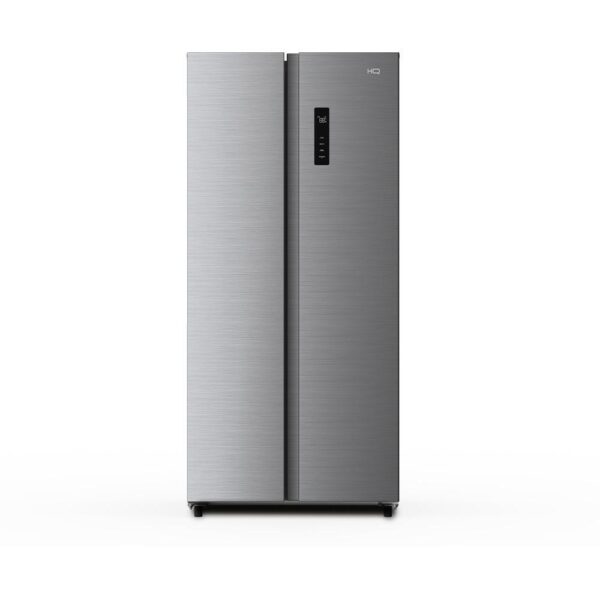 Geladeira Refrigerador HQ Frost Free Side By Side 480 Litros Inox HQ-480SBSFFK