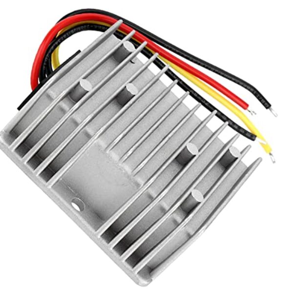 Generic Conversor de Fonte de Alimentação para Carro, à Prova D'água, Módulo de Reforço para ônibus, Display de Carro, Ventilador Elétrico, 95w, 12v a 19v, 5a, para Câmeras de Vigilância