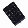 Generic Teclado Numérico USB Mini Teclado Numérico Compatibilidade Plug-and-play Com para Aplicações Financeiras, Inclinação Ergonômica para Conforto Preto 18 Teclas 5,4 X 3,3 Polegadas