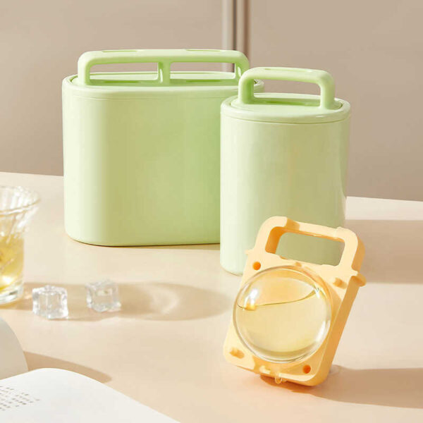 Grande bola cubo de gelo fabricante de gelo cubo duplo uísque redondo grande bola de gelo molde geladeira cubo de gelo b