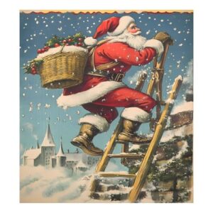 GUIJI Capa magnética de Papai Noel de Natal 3 para lavadoras de geladeira painel de geladeira capa de decalque armário reutilizável capas de porta de lava-louças decorativas - 58 cm L x 66 cm A