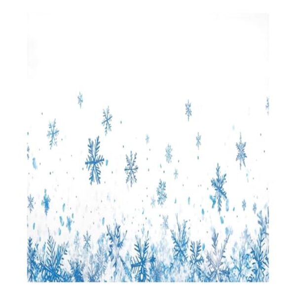 GUIJI Floco de neve brilhante 3 capas de ímã de lava-louças para lavadoras, painel de geladeira, capa de decalque para armário de máquina de lavar louça, reutilizável, capas de porta decorativas-58 cm