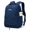 HanTrip Mochilas de viagem para laptop para mulheres e homens, 45,7 cm, mochila de trabalho para faculdade e escola, Azul marinho, 18 Inch