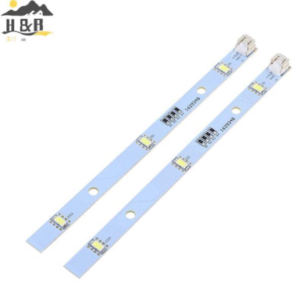 [H & B Dec] 2 Unidades De Faixa De LED De Barra De Luz De Freezer Para Geladeira RONGSHENG/HISENSE { ph }