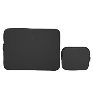 HEEPDD Capa para Laptop, Alfaiataria Requintada Design Minimalista Estilo Britânico Bolsa Portátil Com Zíper de Metal Liso Com Proteção Segura para Laptop Tablet PC de 14 15 15,6 (14 pol.)