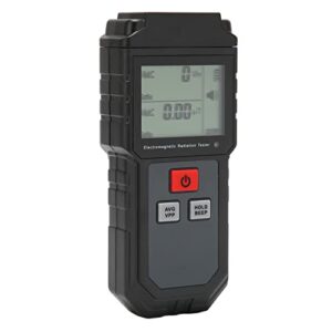 HEEPDD Testador de Radiação Eletromagnética, Detector, Medidor EMF Digital de Alta Sensibilidade, Alarme de Luz Sonora para Uso Doméstico, Escritório e Externo Testador de Radiação Eletromagnética,