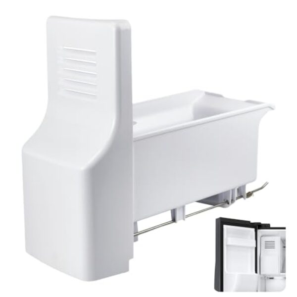 HLZDS DA97-08223D Conjunto de balde de gelo compatível com Samsung RS25J500DSG RS25J500DSR RS261MDRS RS261MDWP Bandeja de gelo, substitui DA97-08223A DA97-08223B 2309715 Recipiente de gelo