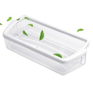 HLZDS W10321304 Prateleira de porta compatível com geladeira Whirlpool Kenmore Maytag, WPW10321304 Compartimento de porta de substituição W10549739 W10321303 W10321302 AP4700047 PS3489569