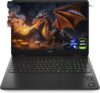 HP Laptop para jogos OMEN 16, Intel Ultra 9-285H, 32 GB DDR5 RAM, SSD PCIe de 1 TB, tela 144Hz de 16 polegadas, Nvidia G-Force RTX 5070, teclado retroiluminado RGB, W11 Home, Shadow Black