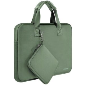 Hseok Capa para laptop de 13,3 a 14 polegadas com bolsa pequena, bolsa de neoprene para computador compatível com MacBook Pro de 14 polegadas M4/M3/M2/M1 2025-2021, Mac Air/Pro de 13,3 polegadas e a