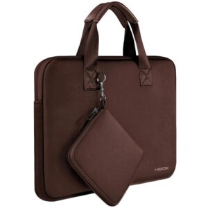 Hseok Capa para laptop de 13,3 a 14 polegadas com bolsa pequena, bolsa de neoprene para computador compatível com MacBook Pro de 14 polegadas M4/M3/M2/M1 2025-2021, Mac Air/Pro de 13,3 polegadas e a