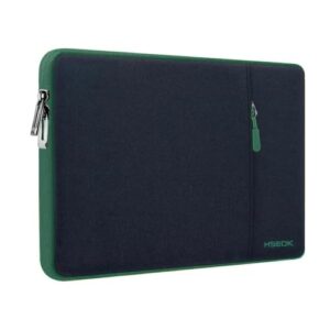 Hseok Capa para laptop de 15,6 polegadas, proteção à prova de choque, repelente de água com bolso acessório, compatível com Mac Pro de 16 polegadas 2025-2019, bolsa de manga para a maioria dos