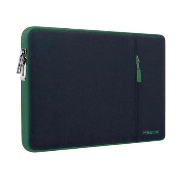 Hseok Capa para laptop de 15,6 polegadas, proteção à prova de choque, repelente de água com bolso acessório, compatível com Mac Pro de 16 polegadas 2025-2019, bolsa de manga para a maioria dos