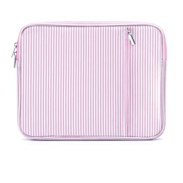 Huhumy Capa para laptop de 13 a 13,3 polegadas para mulheres, linda capa para laptop Seersucker com bolso fino bolsa de transporte para computador para escritório, viagem de negócios, compatível com