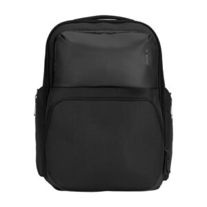 Incase Mochila Crosstown com compartimento acolchoado Woolenex 20L para laptop de até 16 polegadas, passagem, bolsos para garrafa de água, Preto, Large, Conforto
