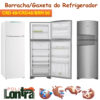 Jogo de Borrachas Original "Modelos CRD49/CRD48 e BRM50 - Refrigerador Consul/Brastemp 450 litros Duplex"