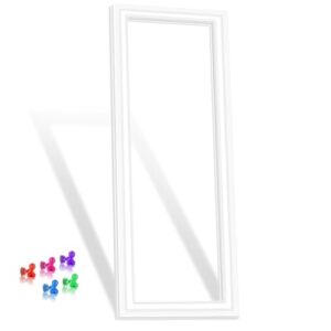 Junta de porta de congelador WP61004007 atualizada compatível com vedação de porta de freezer Whirlpool 61002054 61004007 665861 JennAir Junta de porta de geladeira para vedação de porta de geladeira