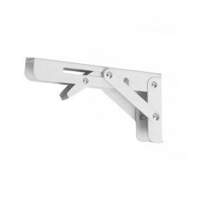 Kit 2 Suporte Dobravel Mão Francesa Retrátil, Reforçada para Tampo de Mesa, Vários Tamanhos, Prático para Casa e Escritório (15 * 7cm,preto)