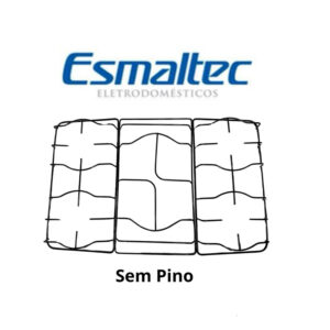 Kit 3 Grelhas para Fogão 5 Bocas Esmaltec Agata Jade Topazio Caribe 5 Bocas 663/669 02/03