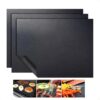 Kit 3 Manta Teflon Grill Tapete Antiaderente Churrasqueira Forno Air Fryer Reutilizável