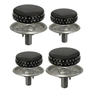 Kit 4 Espalhador + 4 Queimador(Sorvete) Do Fogão Esmaltec Ágata Para Fogões Mesa em Inox 4 Bocas Automático