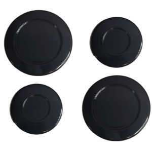 Kit 4 Espalhadores 2 Pq + 2 Gr P/ Fogao Brastemp clean ou ative eva peças para fogao