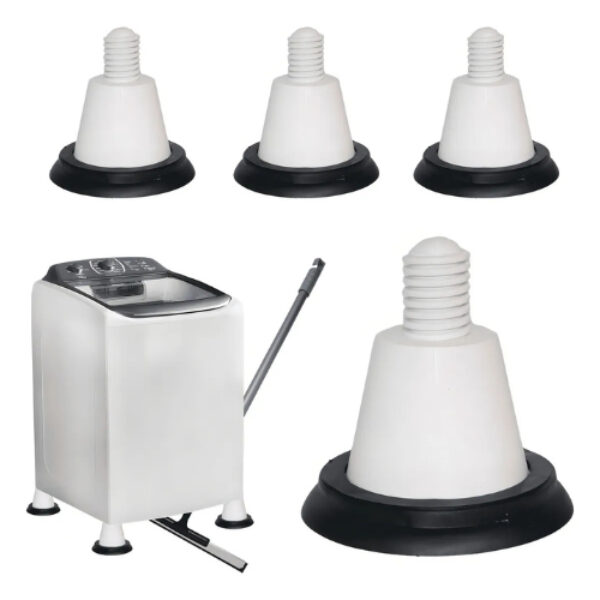Kit 4 Pés Máquina De Lavar Electrolux Pé Para Máquina Electrolux Jogo De Pezinho Lavadora De Roupas Top 8 Até 20kg