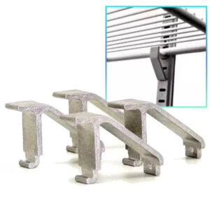 Kit 4 Suportes Prateleira Para Freezer Geladeira Expositor