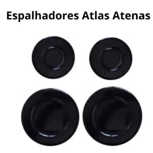 Kit 4 Tampinhas Espalhadores Bocas Fogão Atlas Atenas 4 Bocas