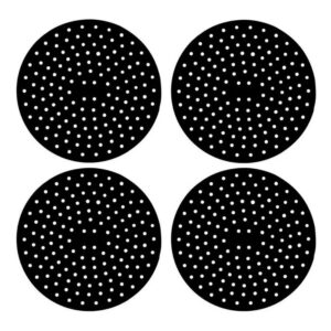 Kit 4un Protetor De Fogão Indução de Silicone Tapete Fogão Indução Redondo