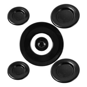 Kit 5 Tampinhas Espalhadores Bocas Fogão Atlas Agile Glass 5 Bocas