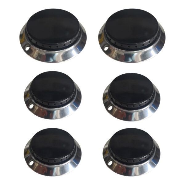 Kit 6 Bocas Sem Queim Fogão Continental 4p 2g Peças De Fogão