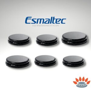 Kit 6 Espalhador do Fogão Esmaltec Munique ,Veneza ,Jangada ,Caribe , Bali 6 Bocas 2gr E 4p, chama tampa boca queimador