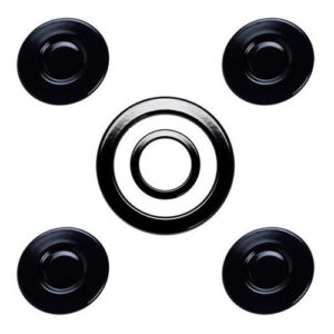 Kit 6 Tampinhas Para Fogão Brastemp 5 Bocas Bf776 2g2p 2aro peças para fogao