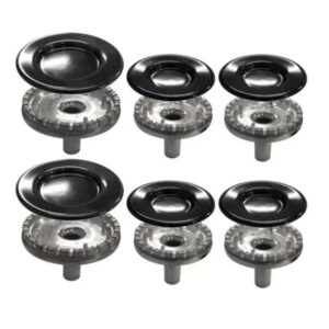 Kit Bocas do fogão Espalhadores e Queimadores Fogão Atlas Atenas 6 bocas glass completo