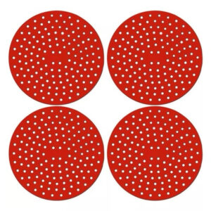 Kit com 4 Protetor de Silicone para Fogão de Indução Tapete Almofada para Fogão de Indução