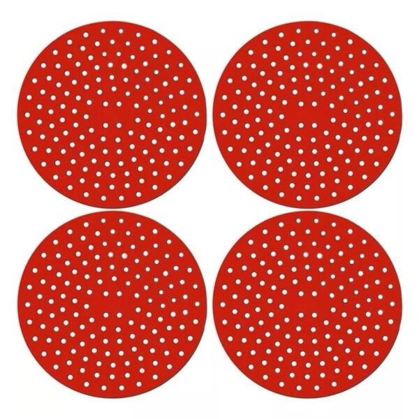 Kit com 4 Protetor de Silicone para Fogão de Indução Tapete Almofada para Fogão de Indução