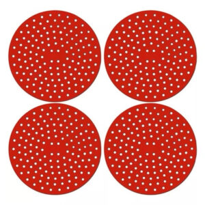 Kit com 4 Protetor de Silicone para Fogão de Indução Tapete Almofada para Fogão de Indução