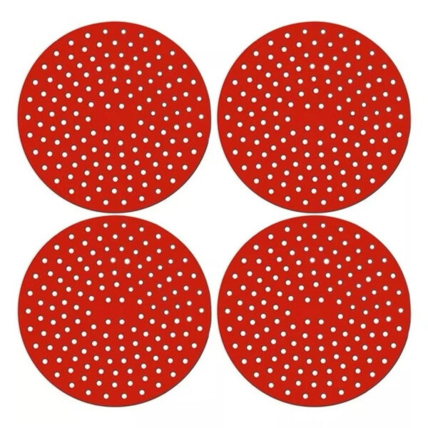 Kit com 4 Protetor de Silicone para Fogão de Indução Tapete Almofada para Fogão de Indução