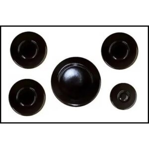 Kit Espalhador Tampas Peças Cooktop Fogão Fischer 5 Bocas