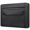 Lacdo Bolsa para Computador Portátil de 14 polegadas para HP 14", Lenovo Dell ASUS Acer Chromebook 14, HP Stream 14/Ultrabook, Dell Latitude 14, ASUS Vivobook 14, em Pele com 3 Compartimentos, Preto